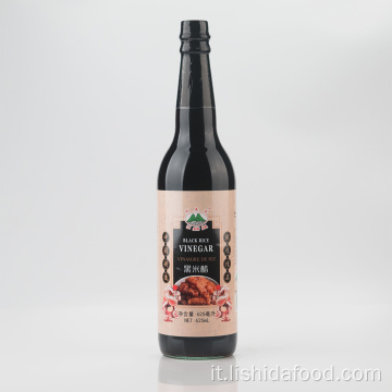 Aceto di riso nero in bottiglia da 625 ml